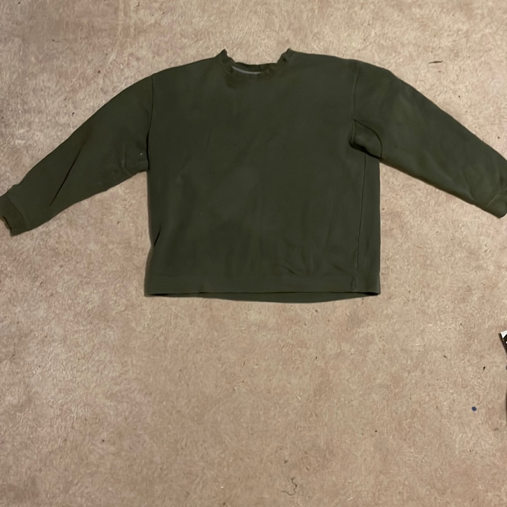 Vintage olive green crewneck